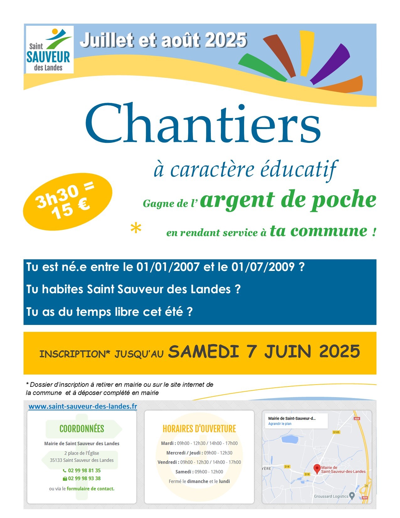 affiche argent de poche2025