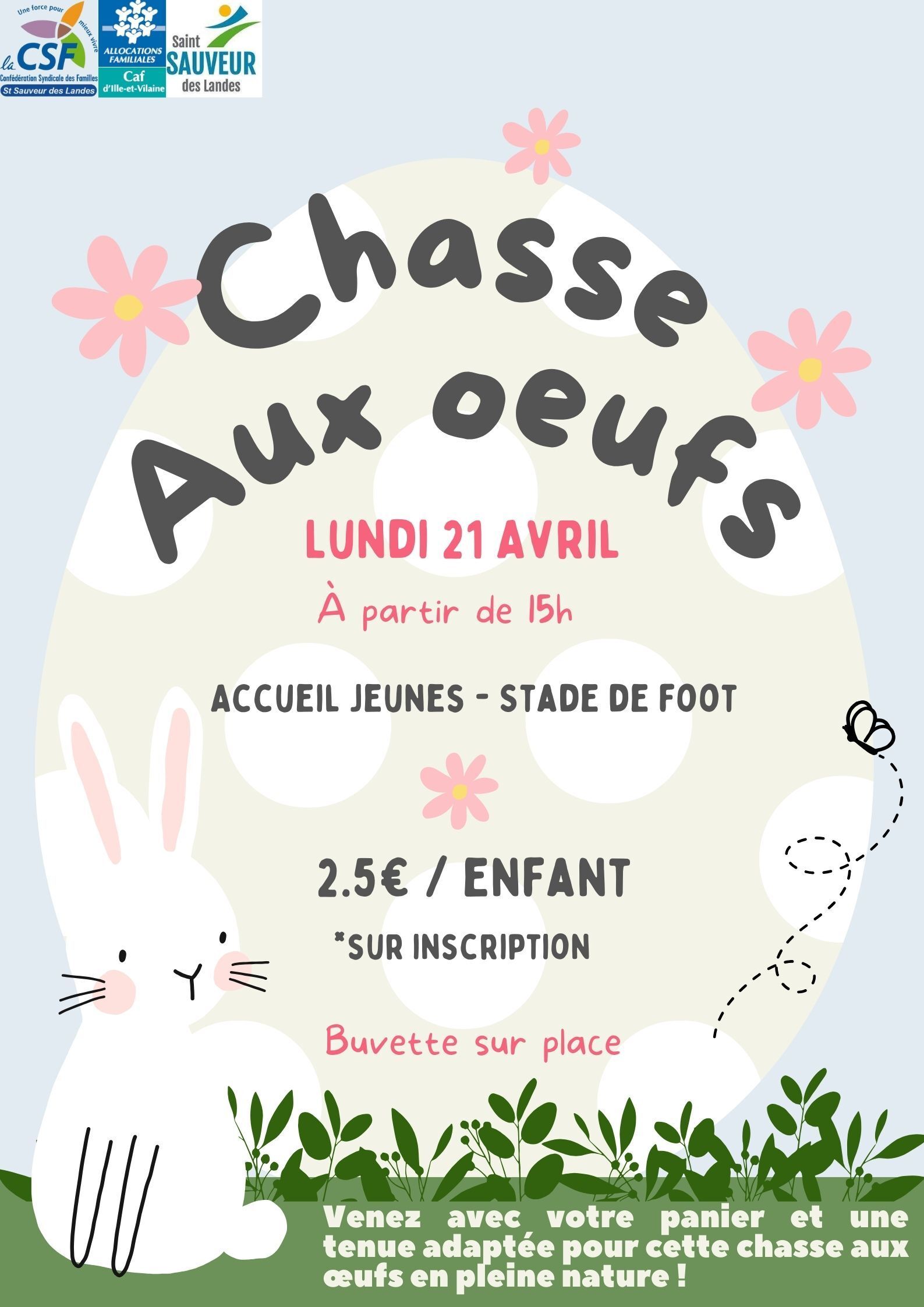 affiche chasse aux oeufs