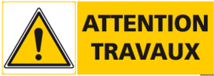 attention travaux