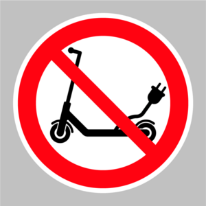 INTERDIT TROTTINETTES ELEC