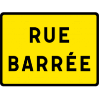 rue barrée